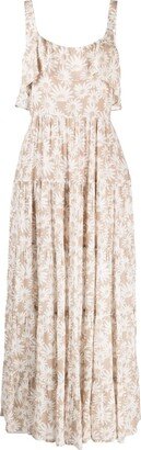 Tevin pleated ruffled dress