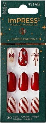 KISS Products imPRESS Fake Nails - White Night - 33ct