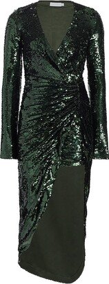 SIMKHAI Emersyn Sequin Sheath Midi-Dress