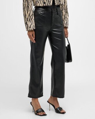 The Rambler Zip Ankle Faux-Leather Pants