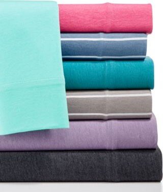 Jersey Knit Cotton Blend Sheet Set