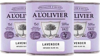 A L'Olivier Lavender Infused Olive Oil 5 oz (3 Pack)