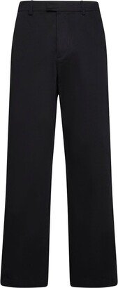 Wide-Leg Tailored Trousers-BM