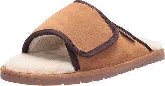 mens Leather Goods By Men's Topher Open Toe Slipper