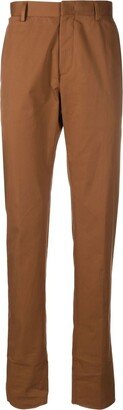 Slim-Leg Cotton Trousers