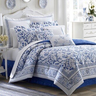 Charlotte Cotton Reversible 4 Piece Comforter Set, King