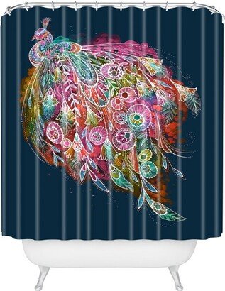 Stephanie Corfee Tail Feather Shower Curtain