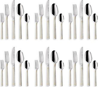 Essentials Heritage 30-Piece Stainless Steel Flatware Set