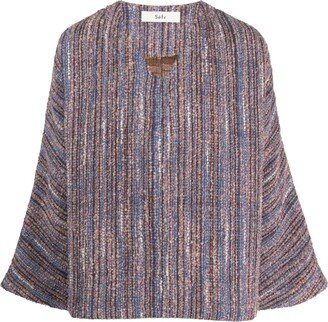 Elijah bouclé V-neck jumper