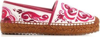 Brocade Print Espadrillas