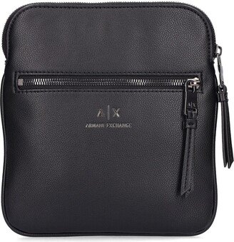 Faux leather crossbody bag