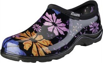 Sloggers Womens Rain and Garden Shoes, Flower Power Print, Size 10