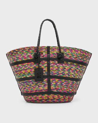 Watermill Large Straw Tote Bag