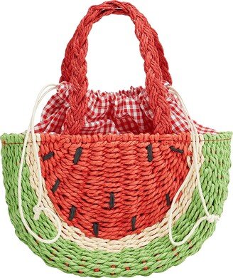 Watermelon Woven Straw Bag Handbag Green