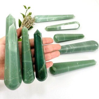 Green Quartz Polished Massage Point - By Weight