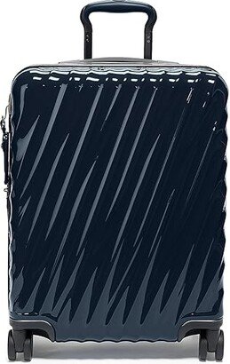 19 Degree Polycarbonate Continental Expandable 4 Wheel Carry-On (Navy) Carry on Luggage