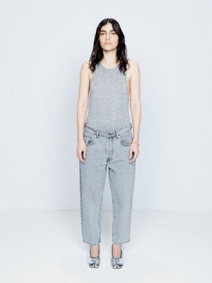 Carrot Cropped Organic-cotton Jean