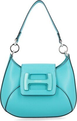 H-Buckle Mini Hobo Bag