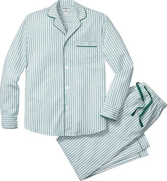 Emerald Ticking Striped Pajamas