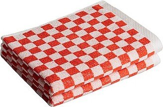 BAINA Josephine Hand Towel Set in Red