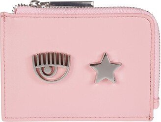 Eyestar Logo Plaque Zip-Up Cardholder-AA