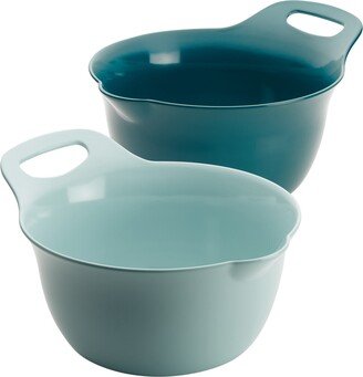 Tools and Gadgets Nesting Mixing Bowl Set, 2-Piece, Light Blue and Teal