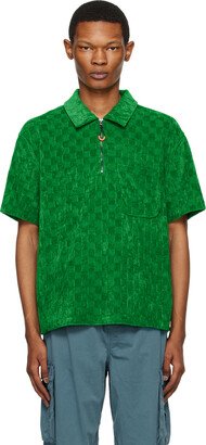 Green Check Polo