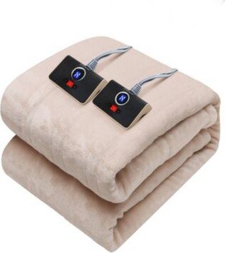 Westing House Reversible Heated Velour Blankets