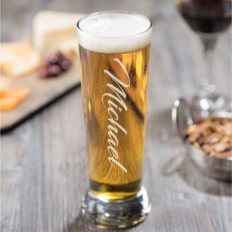 Personalized Beer Glass - Custom Pilsner Customized With Name Gifts For Groomsmen, Wedding Party Gift