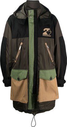 Flap-Pocket Hooded Parka