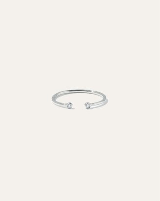 Diamond Bezel Open Ring