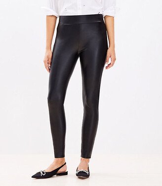 Petite Faux Leather Leggings