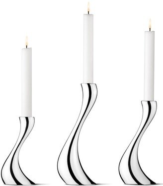 Cobra Candleholder Set, 3 Piece