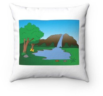 Waterfall Pillow - Throw Custom Cover Gift Idea Room Decor