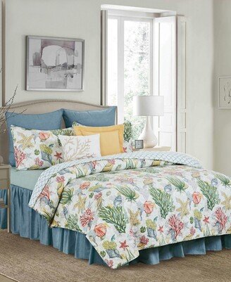 Shellwood Sound Full/Queen Quilt Set, 3 Pieces