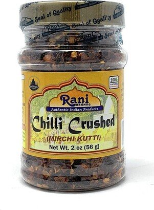 Rani Brand Authentic Indian Foods Crushed Chilli (Pizza Type Cut) - 2oz (56g) - Rani Brand Authentic Indian Products