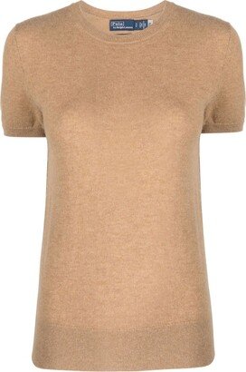 Short-Sleeve Cashmere Jumper