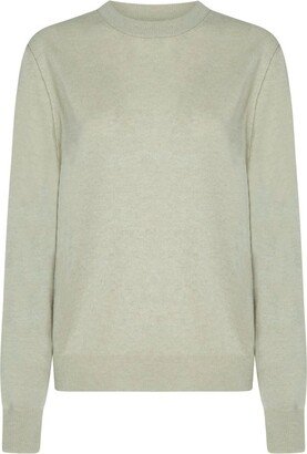 Four-Stitch Detailed Crewneck Sweater-AA