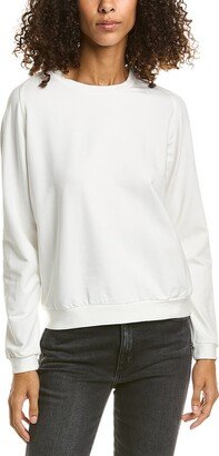 Stretch Cashmere-Blend Pullover