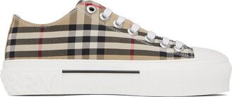 Beige Vintage Check Sneakers-AA