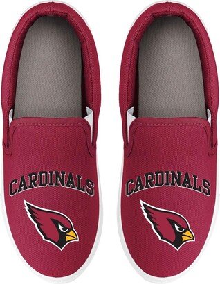 Women's Foco Arizona Cardinals Big Logo Slip-On Sneakers