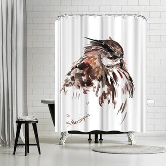 71 x 74 Shower Curtain, Owl 8 by Suren Nersisyan