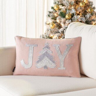 12x20 Joy Holiday Tree Pillow