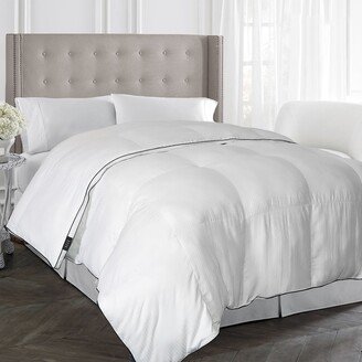 Blue Ridge Home 1000 Thread Count Pinstripe Down Alternative Comforter