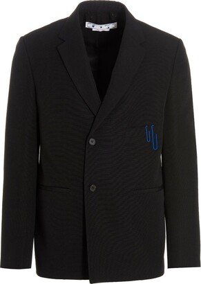 Long-Sleeved Tailored Blazer