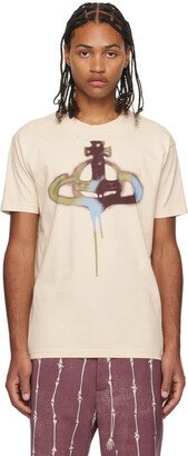 Beige Spray Orb Classic T-Shirt