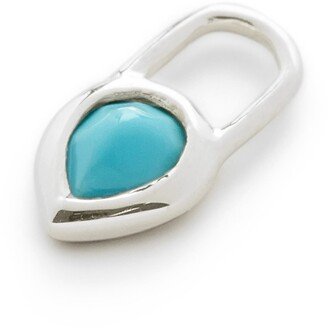 Teardrop Turquoise Earrings Charm