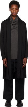 Black Open Front Cardigan