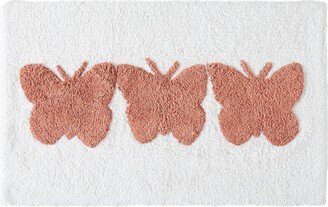 Butterfly Trio Cotton Bath Rug, 20