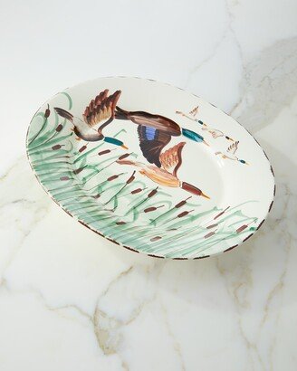 Wildlife Mallard Large Oval Platter